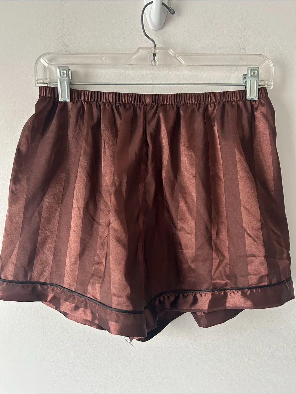 None brown satin